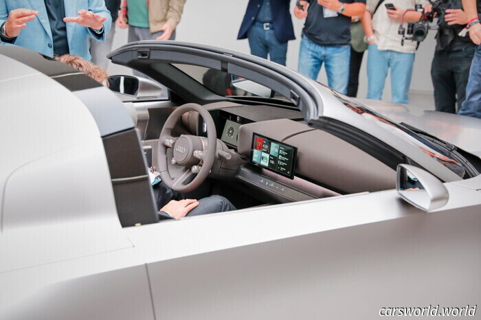 Concept C настолько близок к серийному производству, что Audi сделала его пригодным для дорог общего пользования | Carscoops